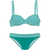 Jette Bikini grå / hvid