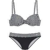 Jette Bikini sort / hvid