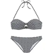 Jette Bikini sort / hvid