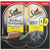 Sheba Perfect Portions Luxe Paté med kylling vådfoder til katte