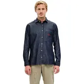 The Mountain Studio Field Light Denim Skjorte Med Lange ærmer