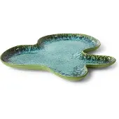 HK Living Shell serveringsfad Teal