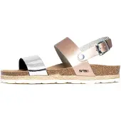 Bayton Sandaler med rem 'Tone' guld / sort / sølv