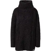 Superdry Superdrytil kvinder. W8011743A Sort strikket kjole (S), Casual, Akryl