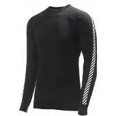 Helly Hansen Dry Stripe Crew, herre, sort