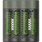 GP Batteries M451/100AAAHCE-2WB4, Nikkel-Metalhydrid (NiMH), AAA, 4 stk, Batterier inkluderet