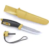 Morakniv Companion Spark, Camper/scout, Dråbepunkt, Rustfrit stål, Gul, 1 værktøjer, 22,3 cm
