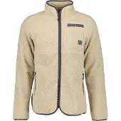 Didriksons Funktionsfleecejakke 'Phoenix' beige / mørkegrå / sort
