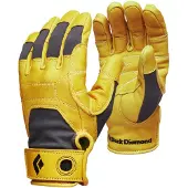 Black Diamond - Klatretillbehør - Transition Gloves Natural til UnisexNylon - Størrelse XS - Gul