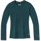 Smartwool W'S Classic Thermal Merino Base Layer Crew Boxed, G75 | twilight blue heather, S