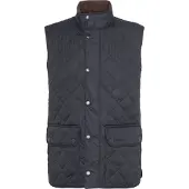 Barbour Barbourtil mænd. MGI0245 Lowerdale marineblå vest (L), Casual, Polyester