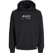 Aprel Sweatshirt sort / hvid