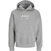 Aprel Sweatshirt grå-meleret / hvid