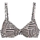 LASCANA Bikinioverdel ecru / sort