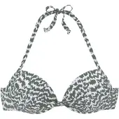 LASCANA Bikinioverdel oliven / hvid