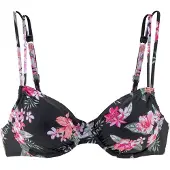 LASCANA Bikinioverdel oliven / pink / pastelpink / sort