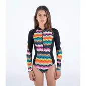 Hurley Advant 2 Mm Langærmet Shorty Med Lynlås Foran Til Damer