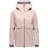 Black Diamond - Skijakker dame - W Factor Shell Pale Mauve til UnisexUld - Størrelse L - Lyserød