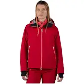 Rossignol - Skijakker dame - W Blackside Jacket Ruby Red til UnisexUld - Størrelse M - Rød