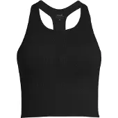 Casall Multi Rib Seamless Padded Sports Top, Black