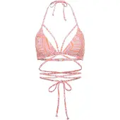 LASCANA Bikinioverdel 'Lisa' orange / pink / hvid
