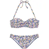 Buffalo Bikini navy / kiwi / orange / lyserød