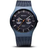Bering Herreur 11939-393 Titanium Blå/Titanium Ø39 mm
