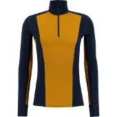 Ulvang Peak Map Half Zip, skiundertrøje, herre, mørkeblå/cathay spice