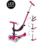 Micro Løbehjul - Mini2grow Deluxe Magic LED - Pink - - OneSize - Løbehjul