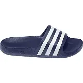 Adidas Pantoletter 'Adilette Aqua' mørkeblå / hvid