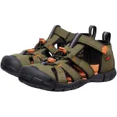 Keen Sandaler - Seacamp II CNX Y - Dark Olive/Gold Flame - - 35 - Sandal