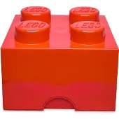 LEGO 4-knops opbevaringsklods - rød 5006968
