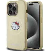 Hello Kitty Kitty Head MagSafe-etui i læder til iPhone 13 Pro / 13 - guld