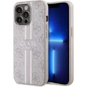 GUESS GUHMP13LP4RPSP iPhone 13 Pro / 13 6,1" pink/pink hardcase 4G Printed Stripes MagSafe