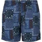 Urban Classics Badeshorts navy / lyseblå / mørkeblå / hvid
