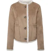 Pepe Jeans Pepe Jeanstil kvinder. PL402471 Vendbar jakke Caylin brun (M), Casual, Polyester