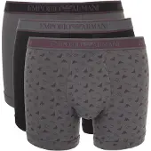 Emporio Armani Boksershorts grå / bær / sort-meleret