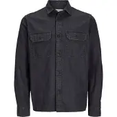 Jack & Jones Skjorte 'JJETravis' black denim
