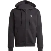 Adidas Originals Sweatjakke 'Trefoil Essentials' sort / hvid
