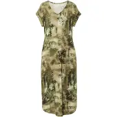HEINE Kjole mørkebrun / khaki / oliven / sort