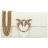 Pinko Clutch 'Love One' beige / guld