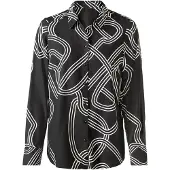 HEINE Bluse sort / hvid