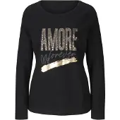 HEINE Shirts brun / guld / grå / sort