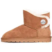 Gooce Boots 'Diama' brun / sort / hvid