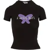 FELICIOUS Shirts lavendel / sort