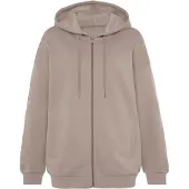LASCANA Sweatjakke beige-meleret