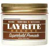 Layrite Superhold Pomade 120g Strong Hold Water Soluble Medium Shine