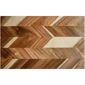Satake skærebræt med målepunkter 35,5x23,5 cm Akacie