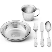Georg Jensen Elephant børneservice 5 dele
