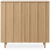Normann Copenhagen Rib skab 96x98,5 cm Oak